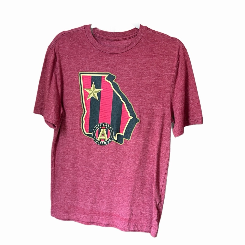 Fanatics Men’s Size Small Atlanta United FC Maroon Short Sleeve T-Shirt